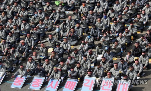 "대우조선 매각 반대" 경남 전역으로 철회 여론 확산