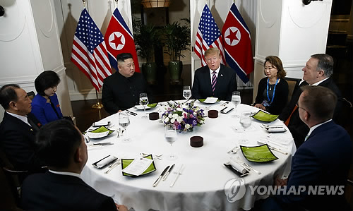 [하노이 담판] '간소함 속 조화'…北美 첫 정상만찬 메뉴