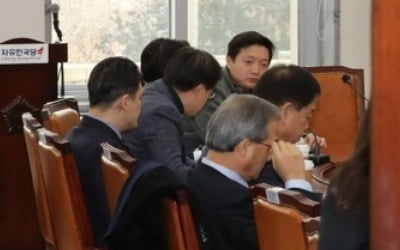 한국당 당권 주자들 "경선 룰·날짜 조정 안 되면 전대 보이콧"