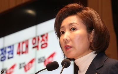 나경원 "'문재인판 블랙리스트' 前정권과 급이 다른 초대형"