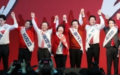 한국당, 새 지도부 선출 투표 시작…27일 당대표 확정