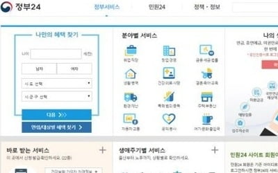 '정부24' 사이트 회원 1000만명 돌파…연간 9700만건 이용