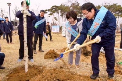 아산시, 150만 그루 나무 심어 미세먼지 잡는다