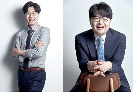 블록크래프터스 송훈 공동대표(좌)와 박수용 공동대표(우). 블록크래프터스 제공