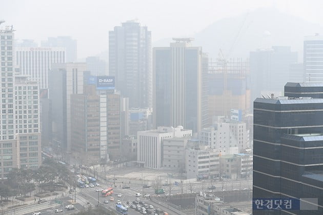 [포토] '미세먼지 가라~' 숨 좀 쉬고 살자