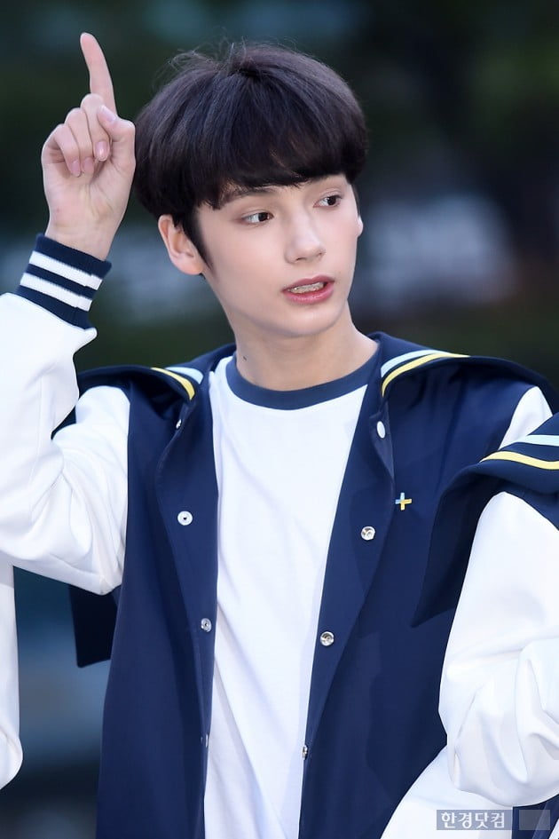 [포토] TXT 휴닝카이, '머리에 뿔이 솟아~'