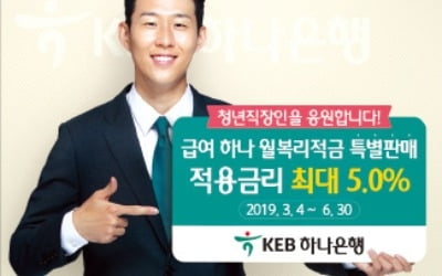 올해 입사한 청년 직장인에게 최고 年 5% 이자