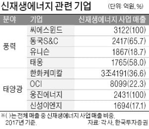 부각되는 친환경 이슈…신재생에너지株 힘 받을까