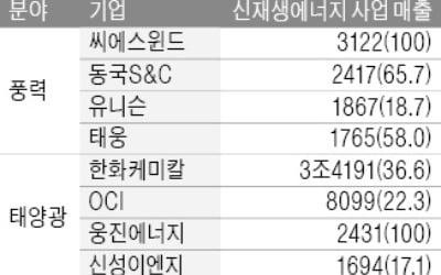 부각되는 친환경 이슈…신재생에너지株 힘 받을까