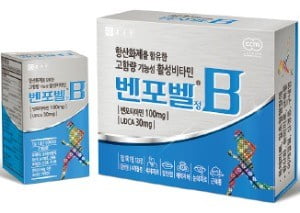 종근당 '벤포벨', 고함량 활성 비타민…하루 한알로 만성피로 해소