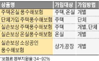 여름 폭우 걱정된다고?…풍수해보험 드세요