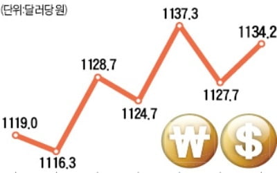 안전자산 선호 현상 '뚜렷'…원·달러, 원·엔 환율 상승세