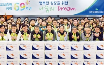 '드림이 사회공헌활동'…소외이웃 돌보는 교보증권