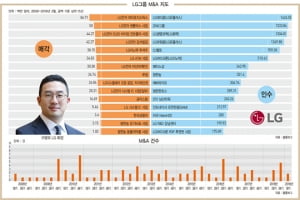 [10년간 M&A 분석]LG, 자동차 전장·AI 강화 전략…비핵심 사업은 매각