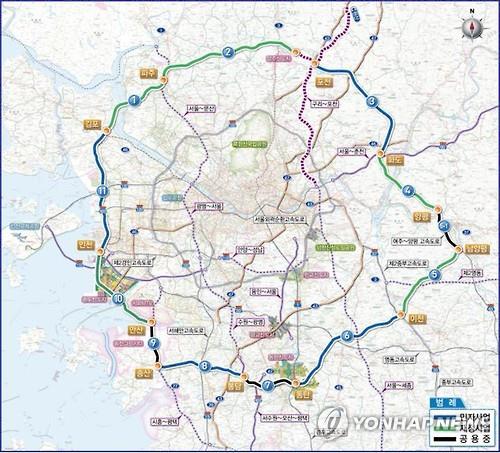 수도권 제2순환로 건설 속도 낸다…2025년 261㎞ 연결