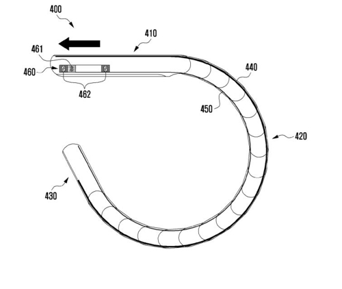 손목시계처럼 차는 스마트폰 나올까…삼성전자 특허 출원