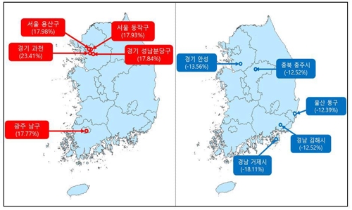 12억 넘는 고가 아파트 공시가 '정조준'…과천·분당·마용성↑