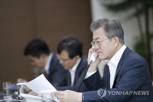 문대통령 "청해부대 활약, 대한민국의 확고한 평화의지 보여줘"