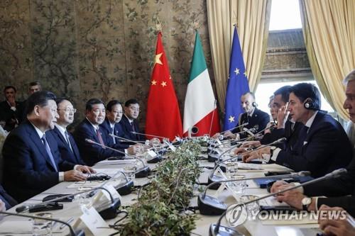 이탈리아, 서방 우려 불구 中과 '일대일로' 양해각서…G7 최초