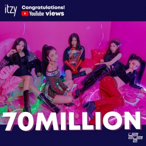 ITZY(있지), &#39;달라달라&#39; M/V 유튜브 조회수 7000만뷰 돌파