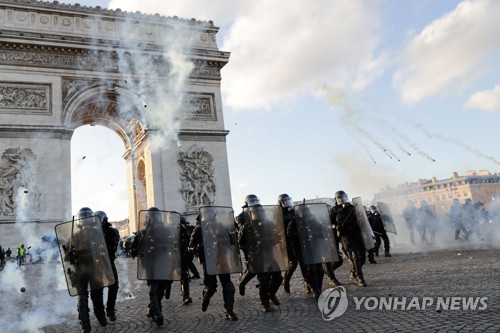 佛, 23일 샹젤리제 거리 '노란 조끼' 집회 불허