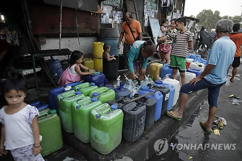 필리핀 물 부족 사태로 600여만명 고통…비상사태 선포설 솔솔