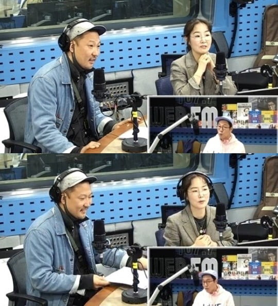 성우 박지윤, 정형석 부부 /사진=SBS '김영철의 파워FM' 보는 라디오 화면 캡처