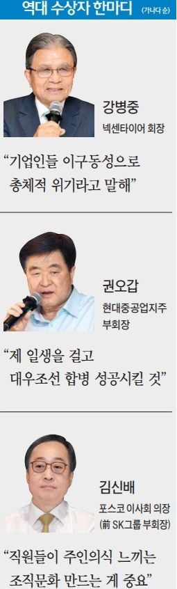 "기업인에게 위기는 기회…경영환경 어려워도 도전 멈추지 말아야"