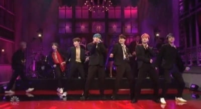 방탄소년단, 美SNL '작은 것들을 위한 시' 컴백…명불허전 퍼포먼스