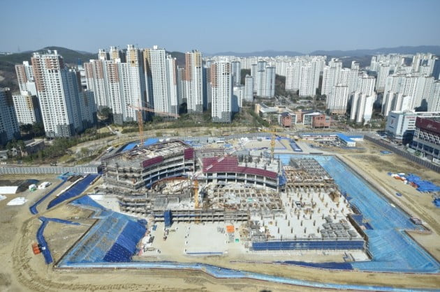 경기도, 광교신청사 공정률 21.5%로 '2020년 준공 자신' 