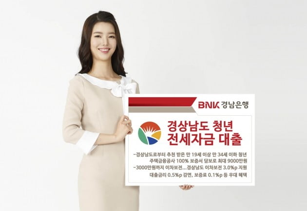 BNK경남은행, 경남도와 손잡고 지역 청년 주거안정 지원