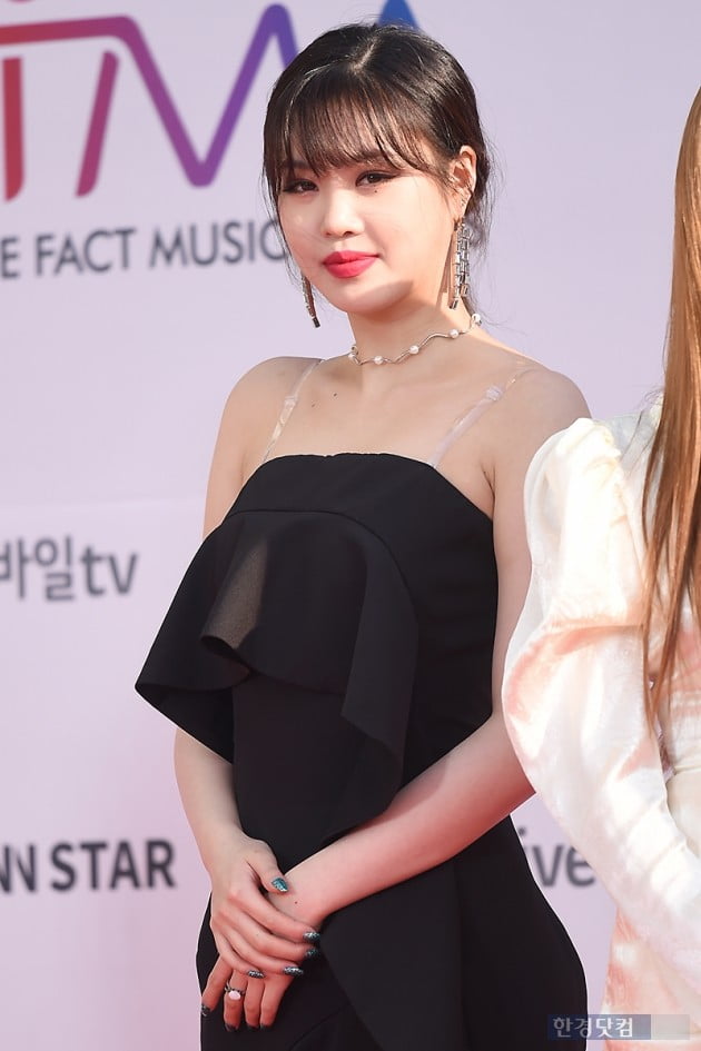 [포토] (여자)아이들 수진, '매혹적인 레드립~' (더팩트 뮤직 어워즈)