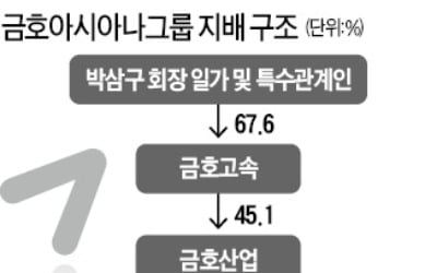 정부·産銀, 박삼구 압박…'지분매각 카드' 꺼내나