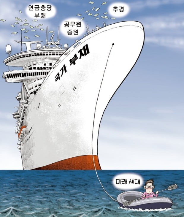 [금요 만평] 국가 부채