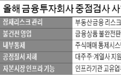 금감원, 증권사 부동산금융·발행어음 사업 꼼꼼히 살핀다