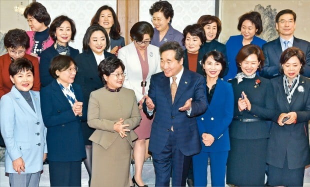 여성 경제인들 만난 이낙연 총리