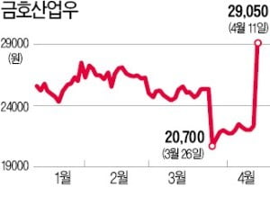 자구안 '퇴짜'에도…금호그룹株 일제히 상승