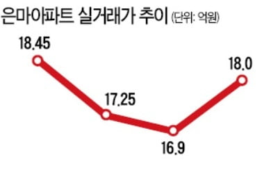 은마아파트 값 작년 11월 수준 급반등