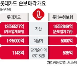 '몸값 1.5兆' 롯데카드 인수전…하나금융·MBK·한앤컴퍼니 3파전