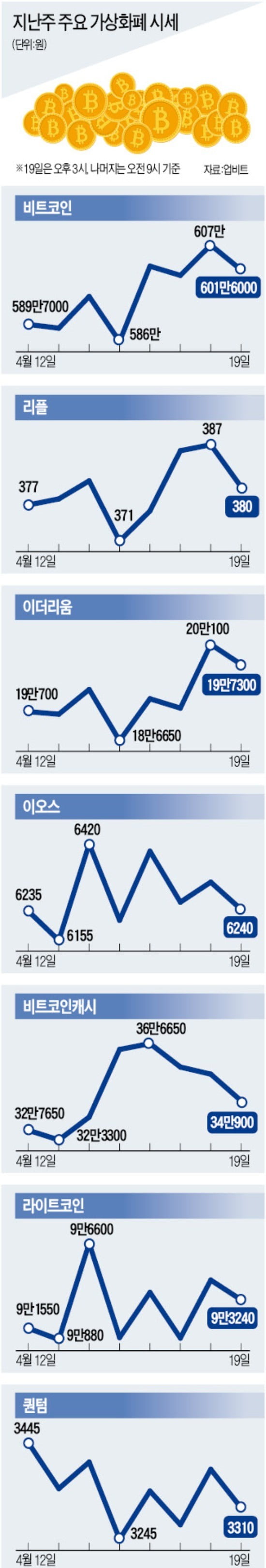 "다시 상승장 들어섰다" 낙관론 퍼져…비트코인 600만원선 일단 안착