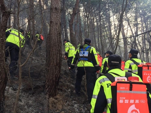 [강원산불] 경찰, 현장에 1700여명 투입…진화·주민보호