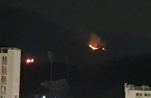 아산 설화산 불 밤새 재발했다가 진화…새벽에 다시 흰연기