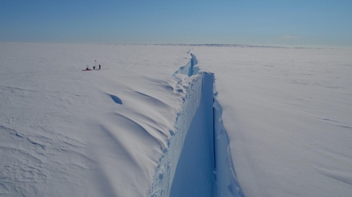 남극 빙붕 뉴욕시 두 배 빙산 붕괴는 "자연적 현상"