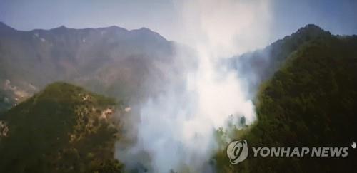 계룡산국립공원과 인근 야산서 산불 잇따라…1명 숨져