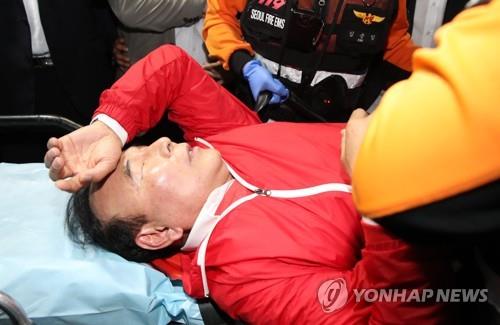'난장판 국회'…육탄전 속 민주·한국 부상자 속출