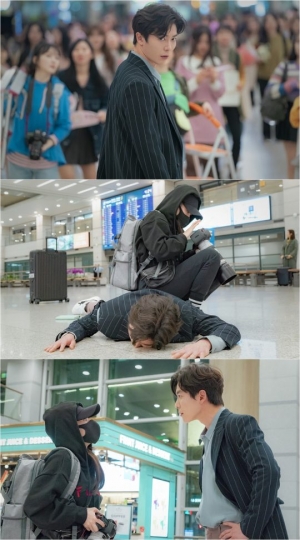 '그녀의 사생활' 김재욱·박민영, 공항에서 한판 배틀
