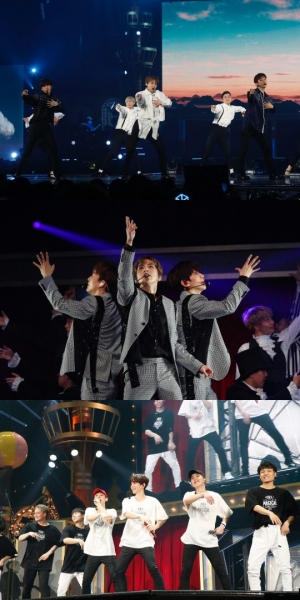 엑소 첸백시, 日 사이타마 콘서트 성공적 마무리…유닛 파워 입증
