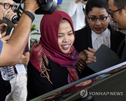 조코위, '김정남 살해 여성 석방' 자국민 보호 사례로 내세워