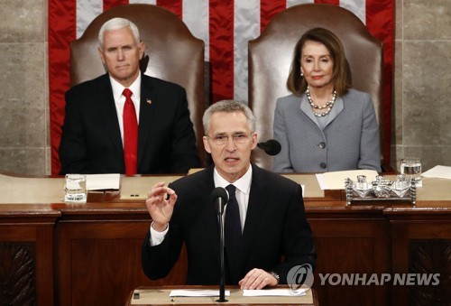 나토 사무총장 "회원국 방위비 더늘려야…트럼프 분명한 메시지"