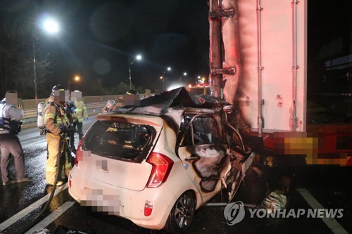 "음주적발 두려워서" 화재차량서 친구 두고 도주한 30대 자수